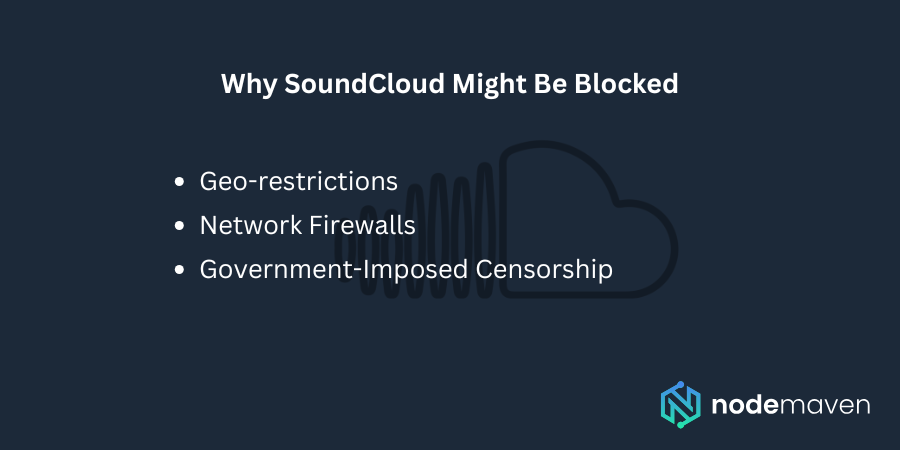 Why SoundCloud Might Be Blocked